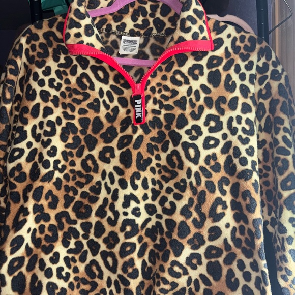 Victoria's Secret Sweaters - Victoria's Secret Leopard Print Cowl Neck Sweater